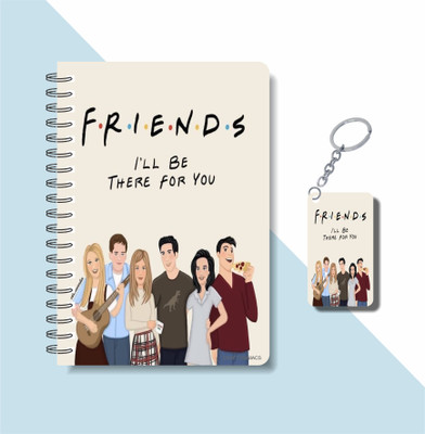 craft maniacs FRIENDS DIARY COLLECTION A5 Notebook RULED 160 Pages(Purple)