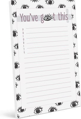 Inkdotpot Daily Planner A5 Planner Unruled 50 Pages(Black)