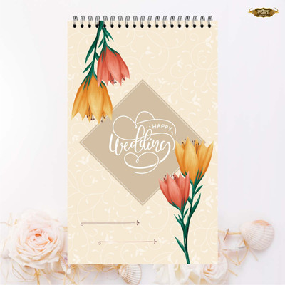 Nyouta Wedding Notepad Regular Note Pad Single Ruled. 100 Pages(Bridal Story)