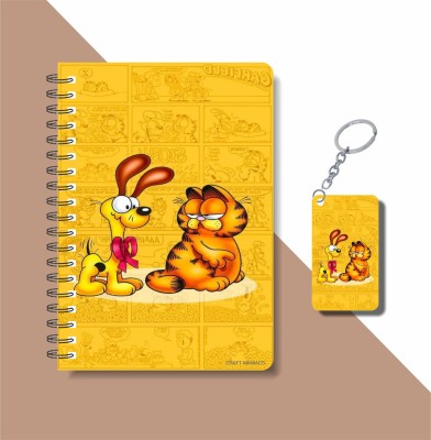 craft maniacs CARTOON 2023 COLLECTION A5 Notebook RULED 160 Pages(Multicolor)