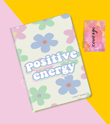 craft maniacs GLUEBIND DIARY A5 Diary RULED 100 Pages(Multicolor)