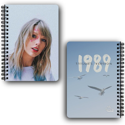 Goku Ki Dukan Taylor Swift Notebook A5 Diary Unruled 140 Pages(Mulitcolour)