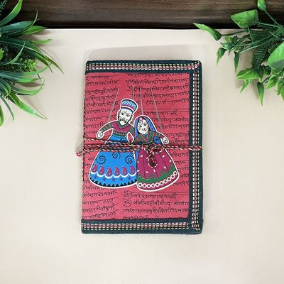 Diwam handicrafts Hand Printed Regular Diary Unruled 42 Pages(Multicolor)