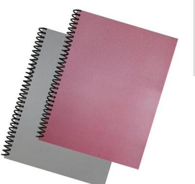 ABC notebook A4 Notebook plain 200 Pages(Multicolor, Pack of 2)