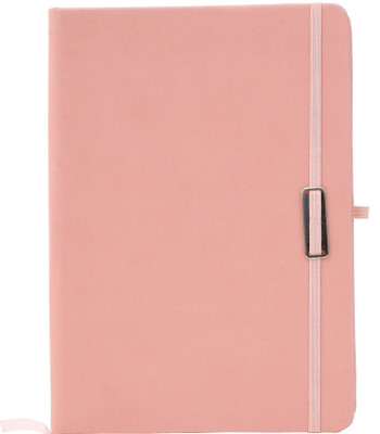 Family store Notebook A5 Note Pad Ruled 200 Pages(Pink)