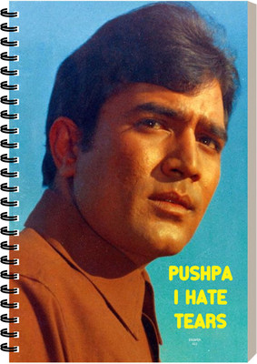ESCAPER Pushpa I hate Tears Bollywood Dialogue Notepad, Diary, Notebook A5 Diary Ruled 160 Pages(Pushpa I hate Tears)
