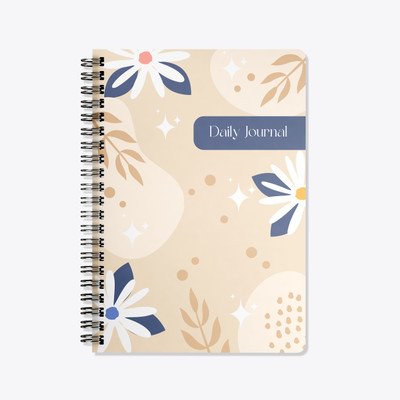 Bhamra Trader Spiral Diary A5 Diary UnRuled 140 Pages(Multicolor)