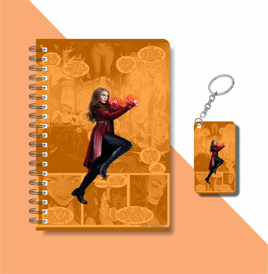 craft maniacs SUPERHERO 2023 COLLECTION A5 Notebook RULED 160 Pages(Multicolor)