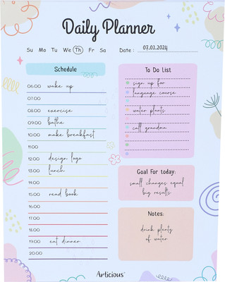 Urban Magic Planner Assorted Planner Ruled 50 Pages(Multicolor)