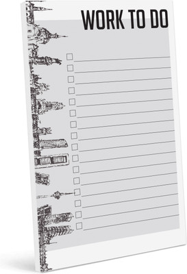 Inkdotpot Daily Planner A5 Planner Unruled 50 Pages(Gray)