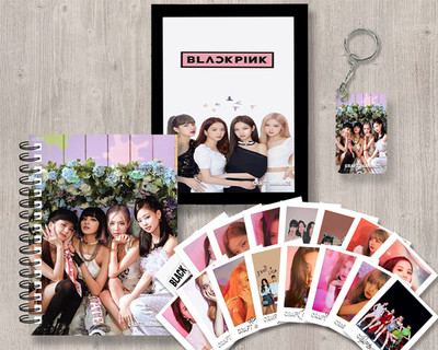 craft maniacs BLACKPINK GIFTING SET A5 Diary RULED 120 Pages(REDDD, Pack of 4)