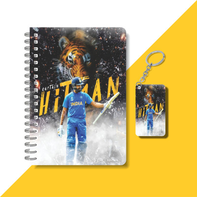 craft maniacs CRICKET 2024 NOTEBOOK COLLECTION A5 Notebook RULED 160 Pages(Multicolor)
