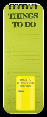 Nourish Things To Do - Magnetic Refrigerator_DRY Regular Memo Pad Ruled 50 Pages(Green)