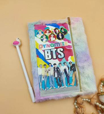 Paper Bear BTS A4 Diary ruled 70 Pages(Cream, Pack of 2)