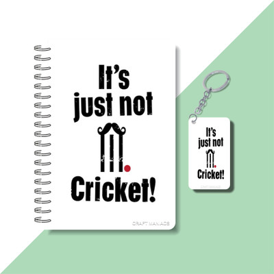 craft maniacs CRICKET 2024 NOTEBOOK COLLECTION A5 Notebook RULED 160 Pages(Multicolor)
