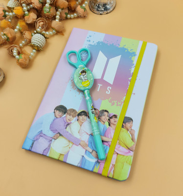 Paper Bear BTS Regular Diary single 60 Pages(Yellow, Pack of 2)