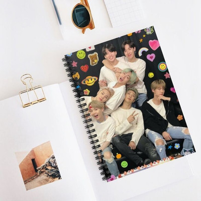 craft maniacs BTS 2023 NEW DIARIES A5 Diary RULED 160 Pages(Multicolor)