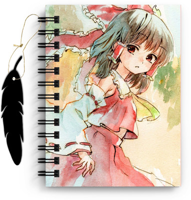 DI-KRAFT Girl Printed Diary with Bookmark for Home and office use (6*8Inch) A5 Diary Unruled 160 Pages(Multicolor)