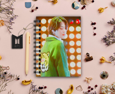 DI-KRAFT BTS Printed Diary for Home and office use A5 Diary Unruled 160 Pages(Multicolor)