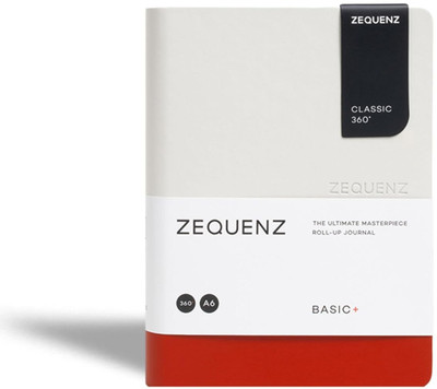 Zequenz A6 Size | Ruled | 400 Pages | 70 Gsm | Lay Flat | 360 Degree Openable | Basic + A6 Journal Ruled 400 Pages(White, Red) Zequenz A6 Size | Ruled | 400 Pages | 70 Gsm | Lay Flat | 360 Degree Openable | Basic + A6 Journal Ruled 400 Pages(White, Red)