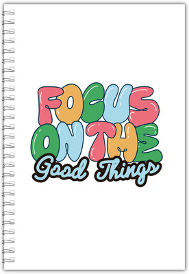 TimeWise Daily Planner Schedule your Day Journal A5 Planner Unruled 140 Pages(White)