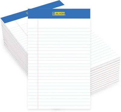 JALADHI Easy Pad Regular Note Pad Ruled 50 Pages(White, Pack of 12)