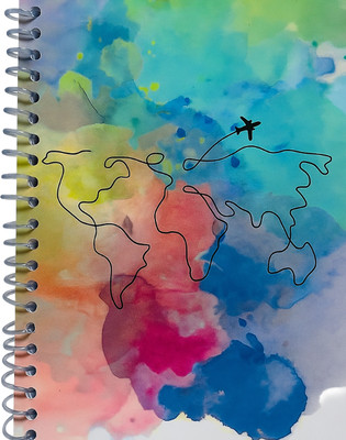 GARGANDASSOCI Handmade A5 Diary PLAIN AND UNRULLED 150 Pages(Multicolor)