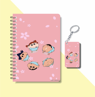 craft maniacs SHINCHAN 2023 NOTEBOOK COLLECTION A5 Notebook RULED 160 Pages(White)
