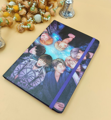 Paper Bear BTS Regular Diary single 60 Pages(Dark Blue)