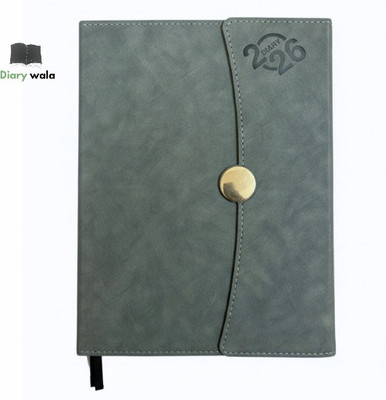 Diarywala 2026 B5 Diary RULED 192 Pages(OLIVE)