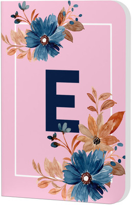 AccuPrints Initial E Premium Soft Bound Notebook A5 Diary Ruled 200 Pages(Alphabet-E)