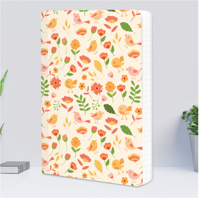 Jhingalala Notebook Diary I Paperback Floral Design Journal Diary For Girls I 90 GSM Paper A5 Diary Ruled 160 Pages(J0229)