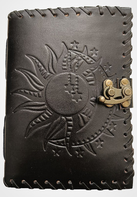 craftking diary ki Book-size Diary Plain 200 Pages(Black)