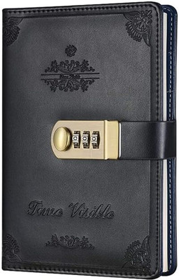 MARSRTH Pepar A5 Note Book 1 200 Pages(Black)