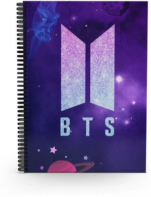 craft maniacs BTS 2023 DIARY A5 Notebook RULED 120 Pages(Multicolor)
