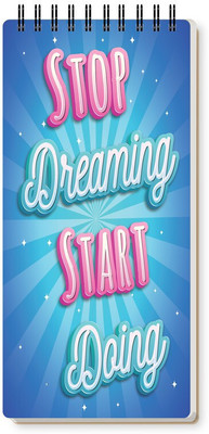 Nourish ToDo List Note Pad_DRY Regular Note Pad Ruled 50 Pages(STOPSTART)