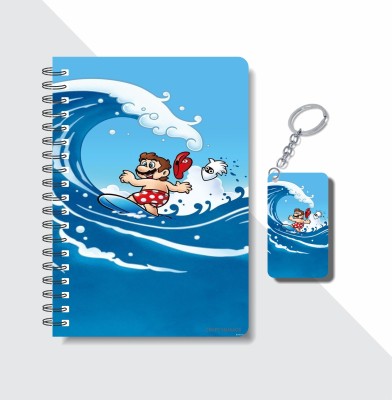 craft maniacs SUPER MARIO A5 Notebook RULED 160 Pages(Multicolor)