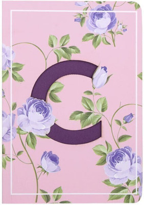 Doodle InitialC lasercut Notebook, B6 (6.69 X 4.72 X 0.5 Inches), 200 Pages, 80 GSM, Gift for Girls B6 Notebook Ruled 192 Pages(MulticolorC)