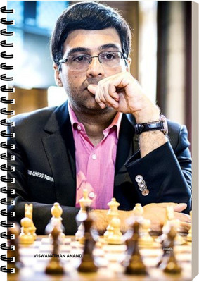 ESCAPER Viswanathan Anand Diary, Laminated Soft Cover Notepad, Notebook A5 Diary Ruled 160 Pages(Viswanathan Anand)