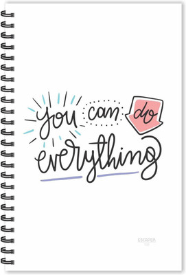 ESCAPER You can do Everything Motivational Quotes Diary (Ruled-A5), Quotes on Diary , Notebook A5 Diary Ruled 160 Pages(Multicolor)