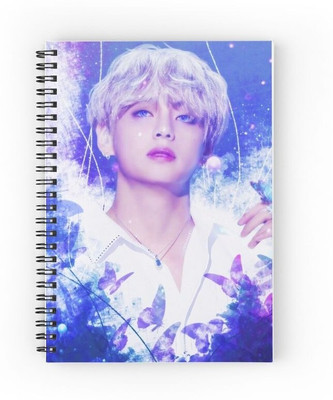 craft maniacs BTS 2023 NEW DIARIES A5 Diary RULED 160 Pages(Multicolor)