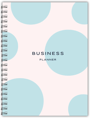 TimeWise Q1 Business Planner Notebook Own your work A5 Planner Unruled 140 Pages(Blue)