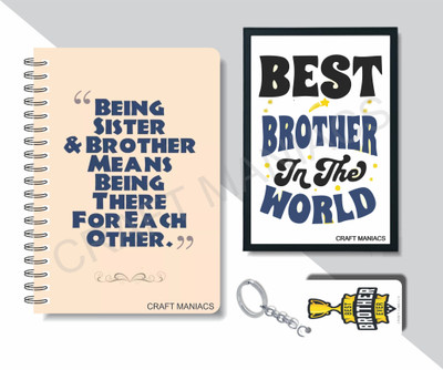 craft maniacs 2024 DIARY FRAME COMBO A5 Notebook RULED 160 Pages(White)