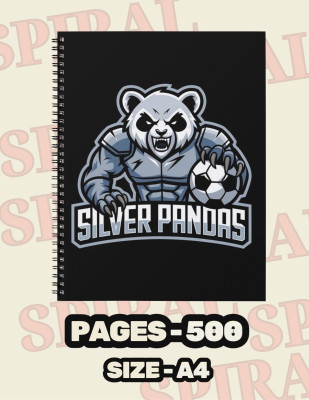 REDWINGS New and stylish A4 Notebook Single line 500 Pages(Multicolor)