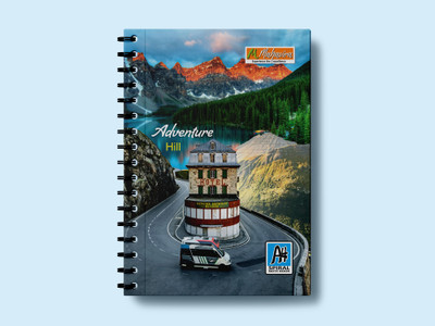 MAHAVIRA TRADERS MAHAVIRA A4 Notebook Ruled 500 Pages(Multicolor)