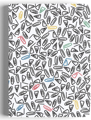 The Journal Lab All-Purpose: 90 GSM Natural Shade Paper Flat-lay Opening Ruled Pages A5 Notebook Ruled 144 Pages(Paper Clips Ruled)