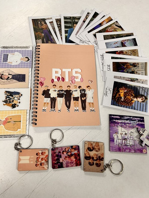 craft maniacs BTS DIARY A5 Diary RULED 160 Pages(Pink)