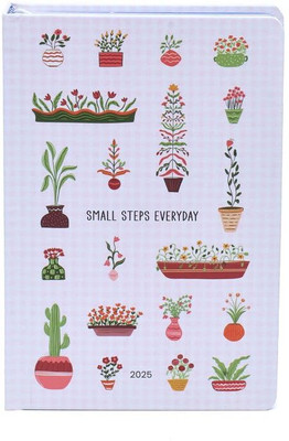 Factor Notes Small Steps Everyday A5 Planner Custom Ruled 304 Pages(Multicolor)
