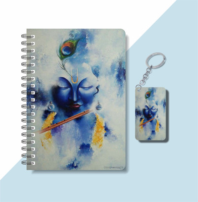 craft maniacs 2023 GOD COLLECTION A5 Diary RULED 120 Pages(DIARY + KEYCHAIN)