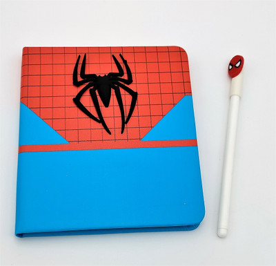 Paper Bear Spiderman A4 Diary ruled 70 Pages(Red, Pack of 2)